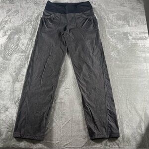 prAna Women's Sz M Summit Pants Charcoal Heather Hiking Casual Sport Training